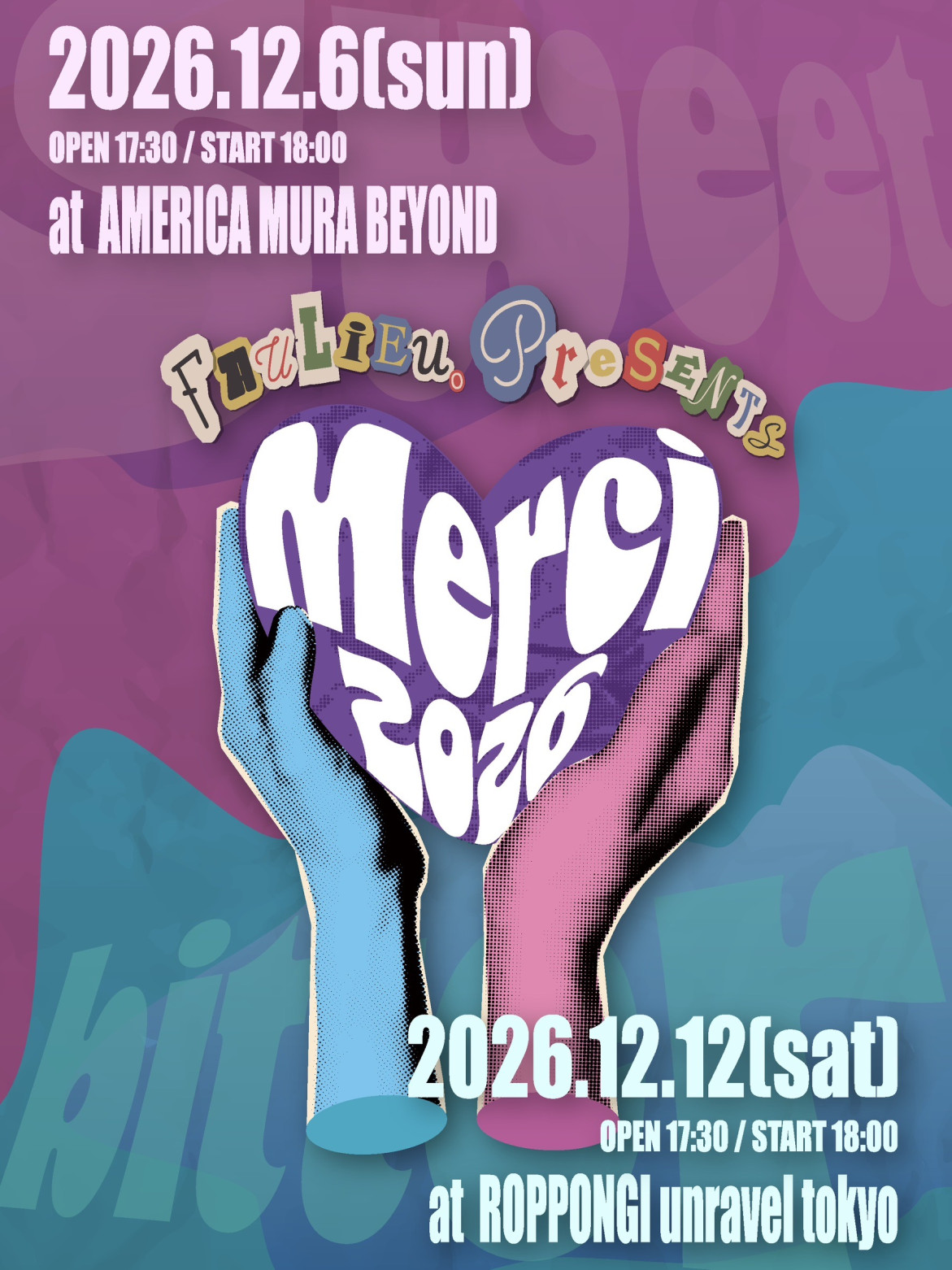 Faulieu. Presents "Merci 2026"の開催が決定！